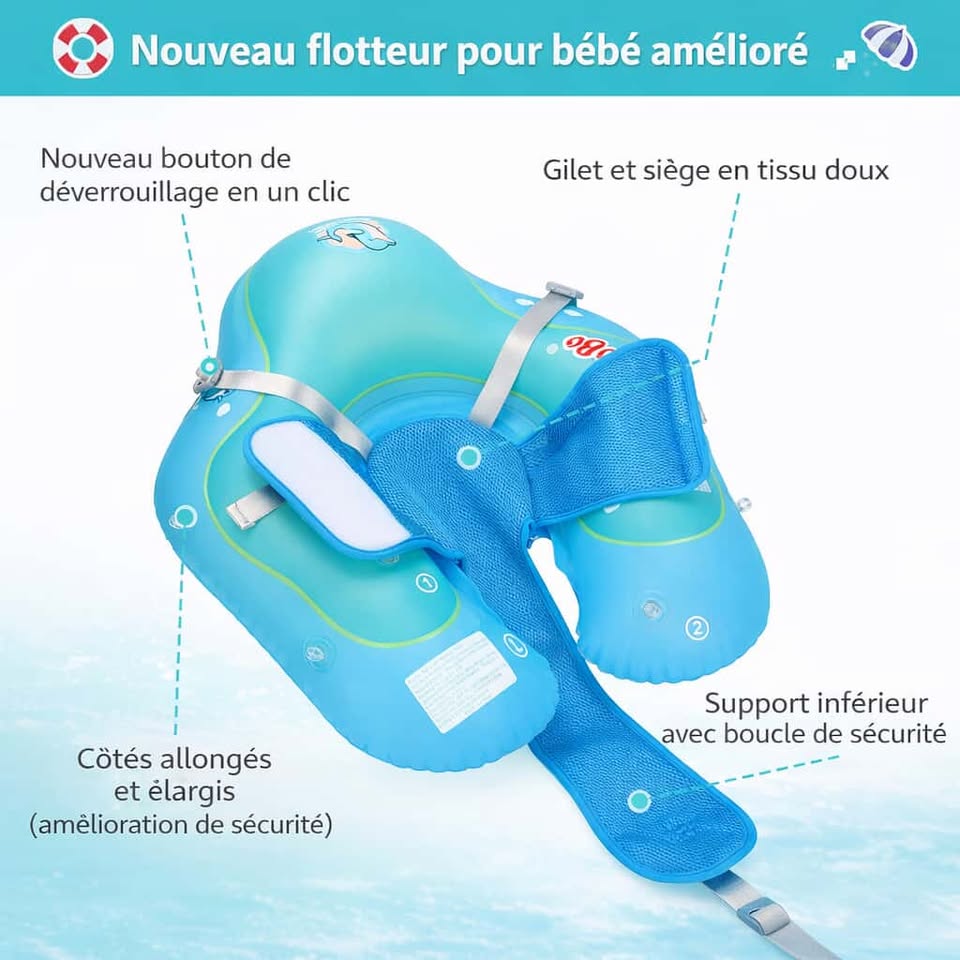 Flotteur Baby Swimbobo avec Protection Solaire