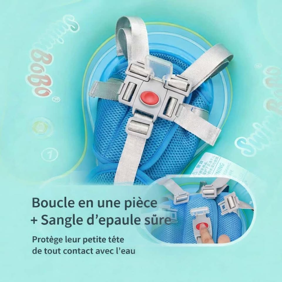 Flotteur Baby Swimbobo avec Protection Solaire