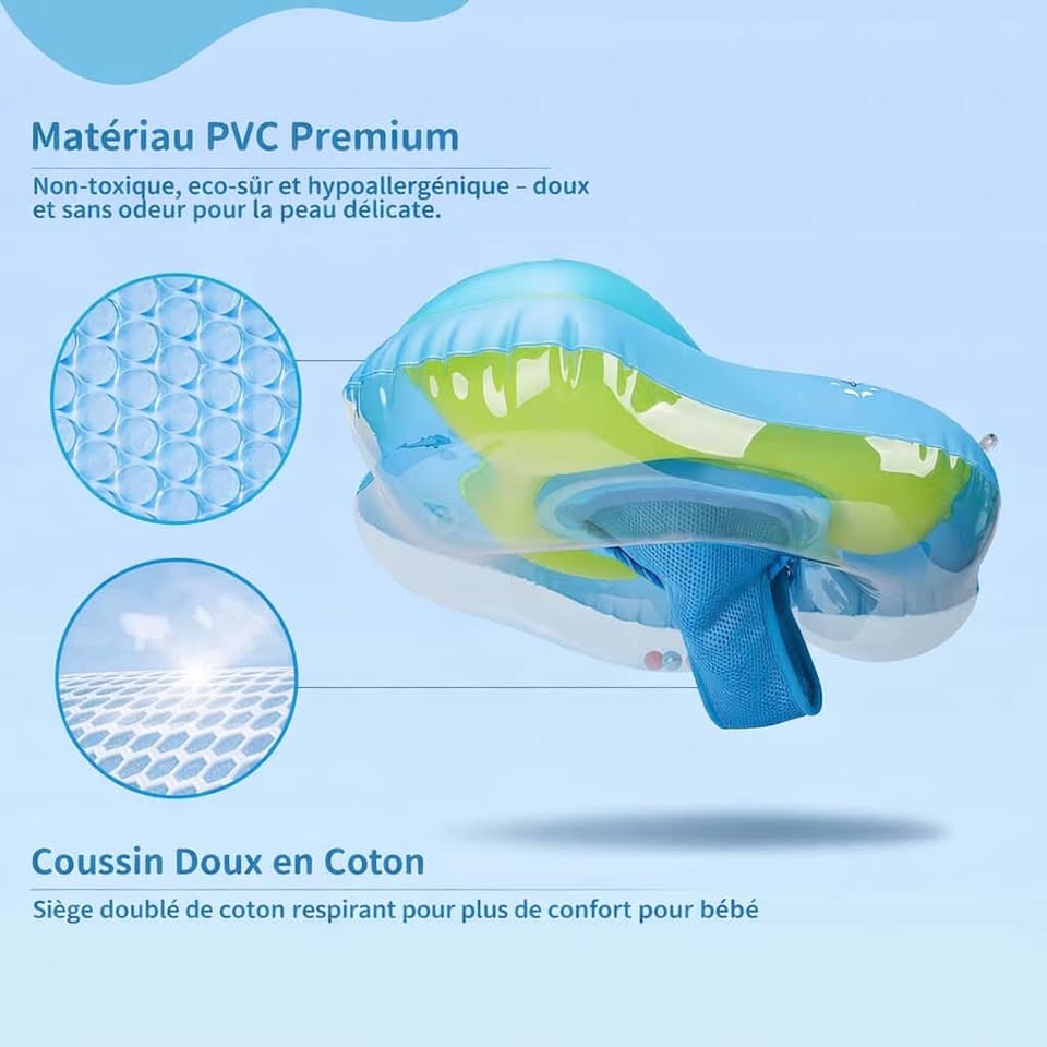 Flotteur Baby Swimbobo avec Protection Solaire